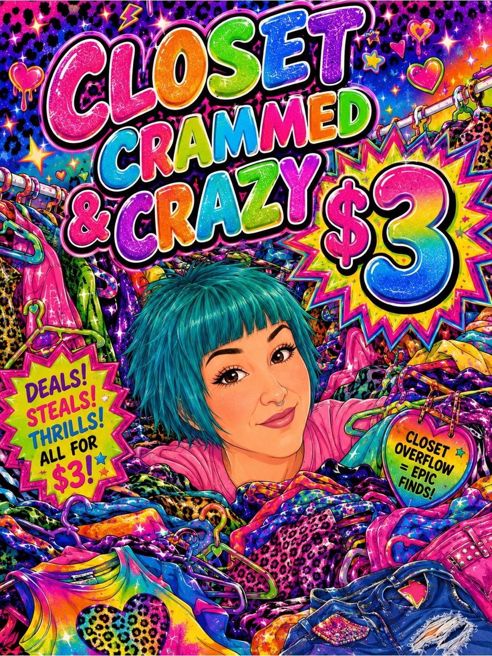 Closet Crammed & Crazy $3 Party - purchasing what is on screen!